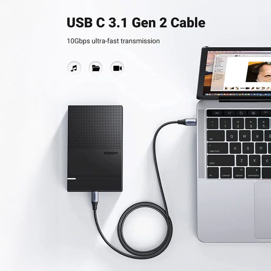 Kabel USB-C 3.1 100W 10Gbps
